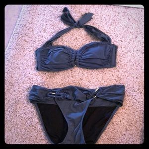 Victoria’s Secret Swim Set Gray Medium